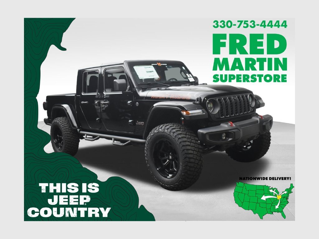 New 2026 Black Clear-Coat Exterior Paint Jeep Rubicon image 1