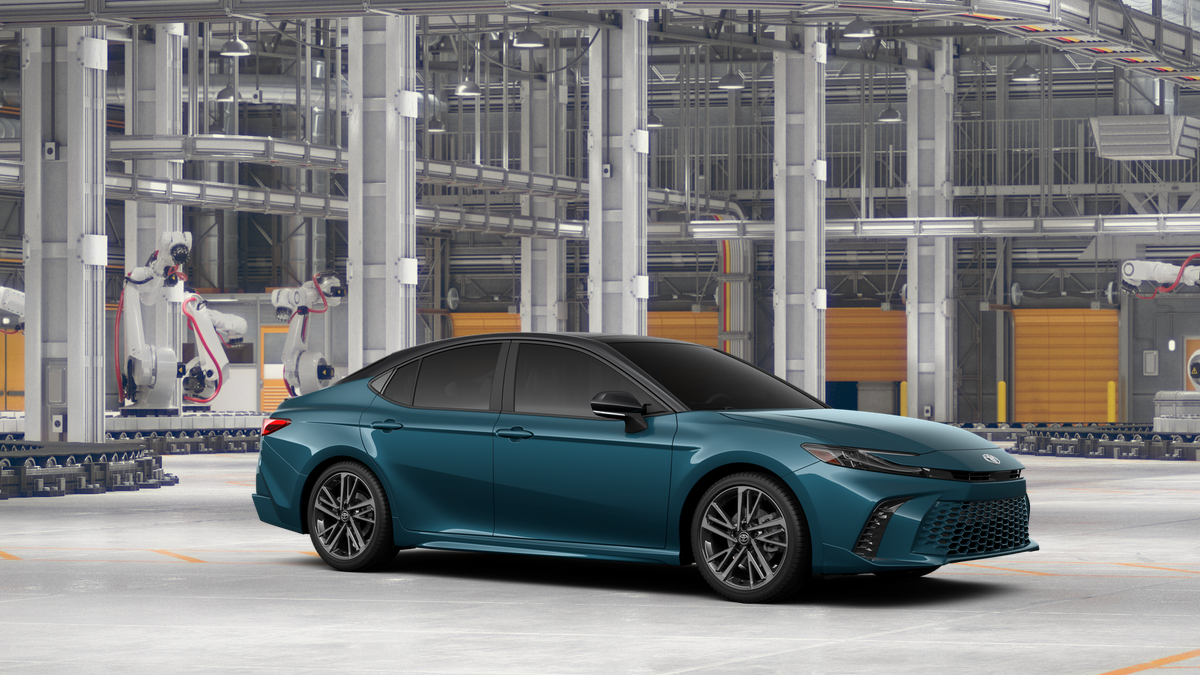 New 2026 Ocean Gem with Midnight Black Metallic roof Toyota XSE image 14