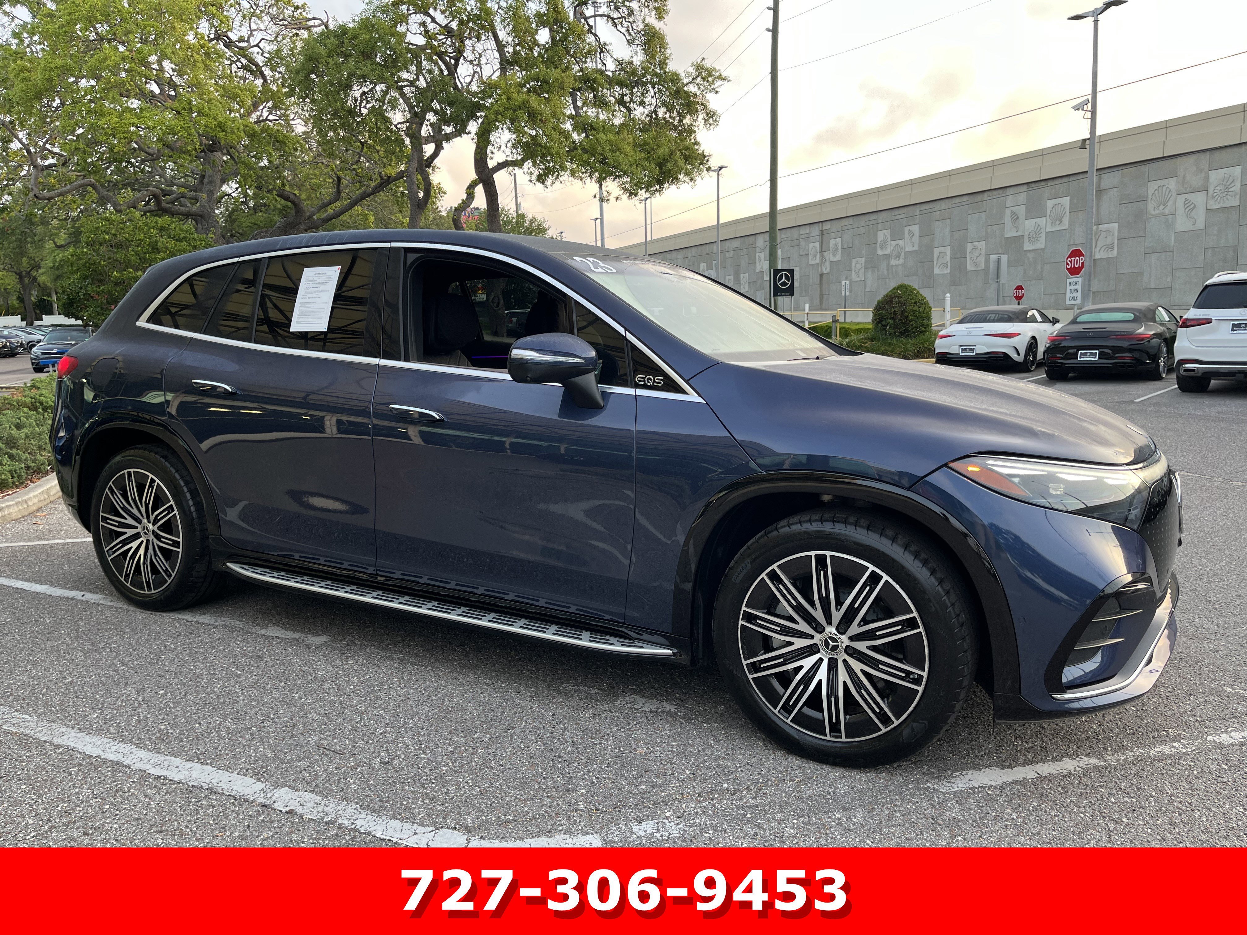 Certified Used 2023 Twilight Blue Metallic Mercedes-Benz EQS 580 image 12