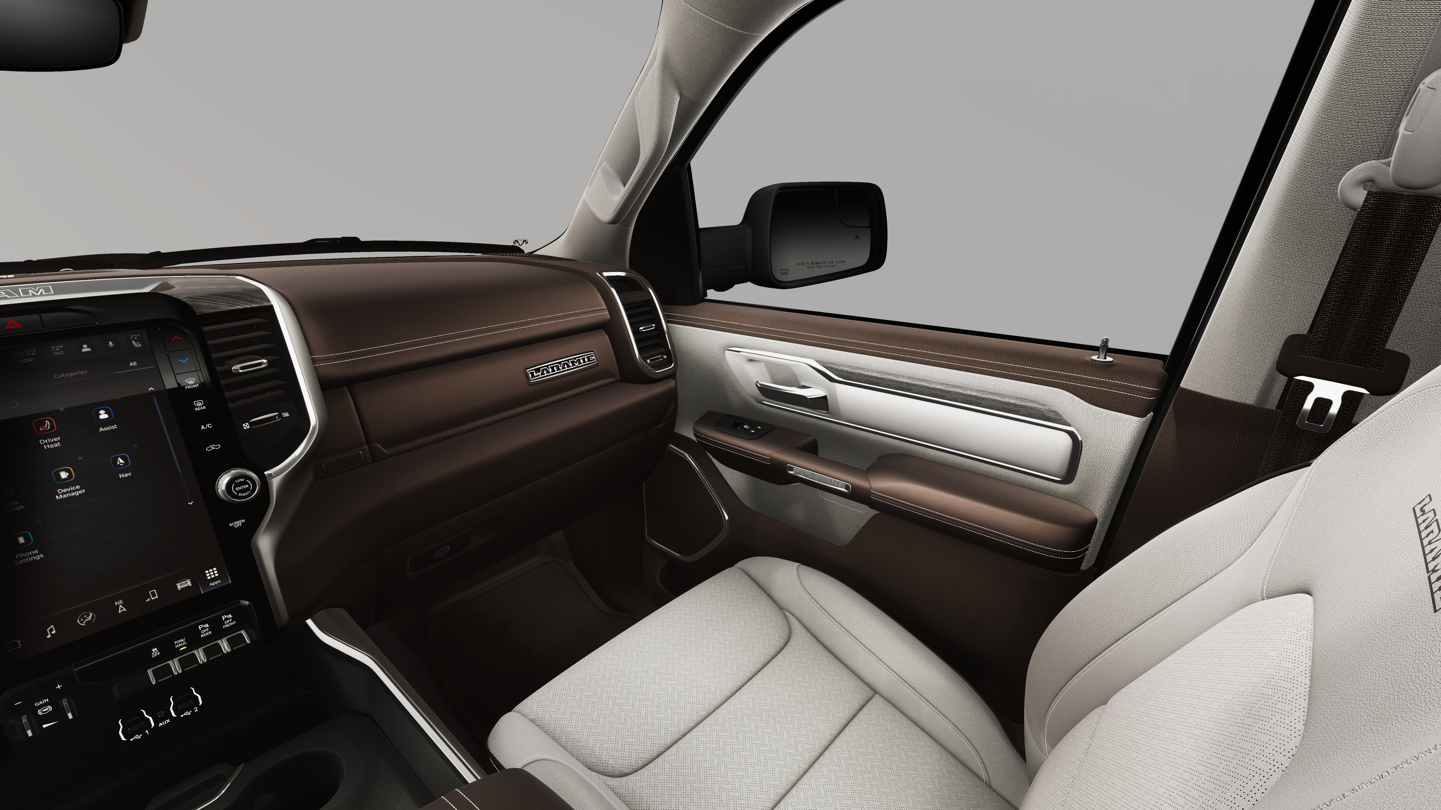 New 2026 Ivory White Tri-Coat Pearl-Coat Exterior Paint RAM LARAMIE image 33