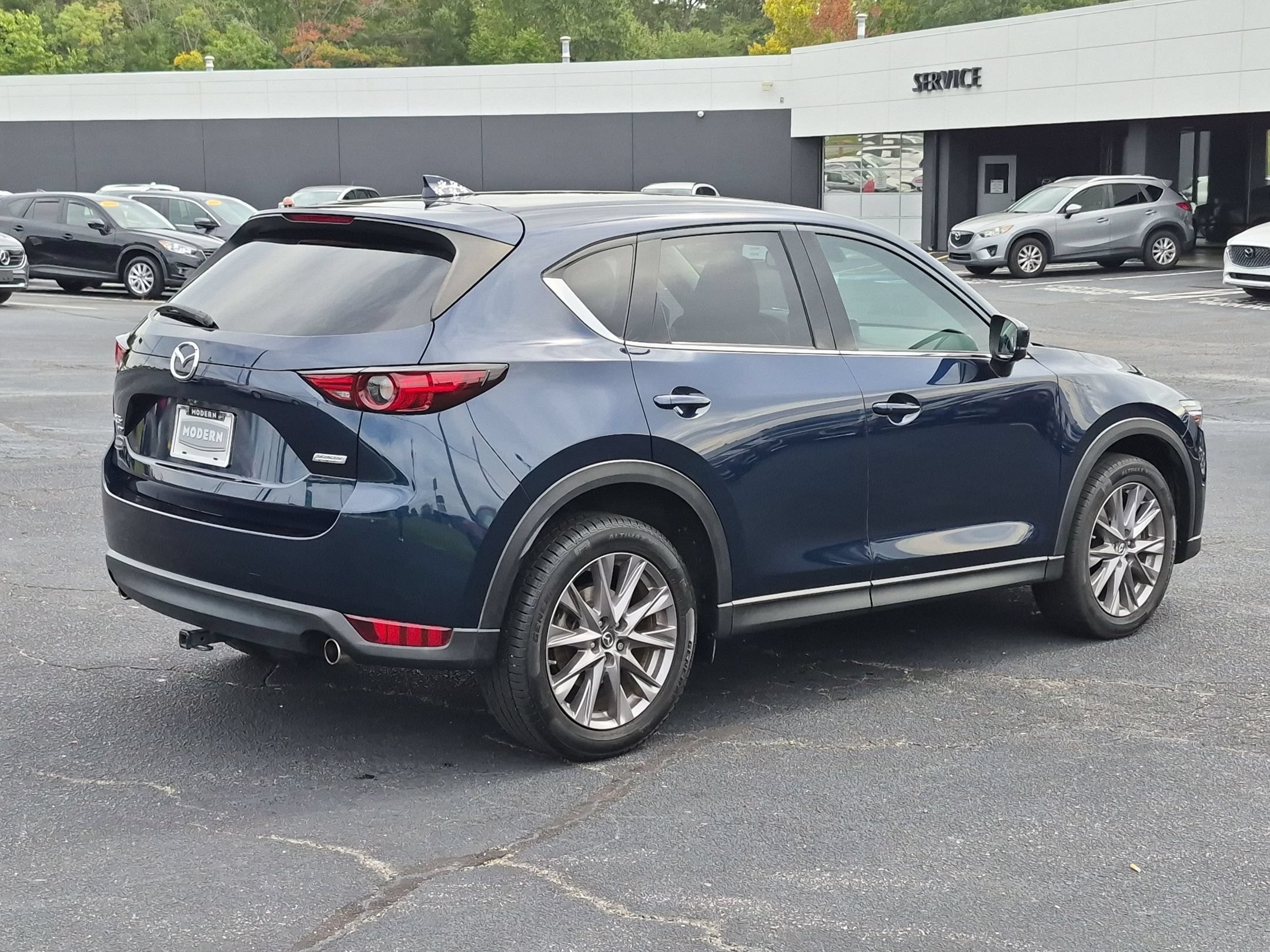Used 2019 Deep Crystal Blue Mica Mazda Grand Touring Reserve image 5