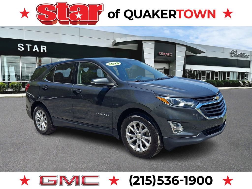 Used 2018 NIGHTFALL GRAY METALLIC Chevrolet LT image 1