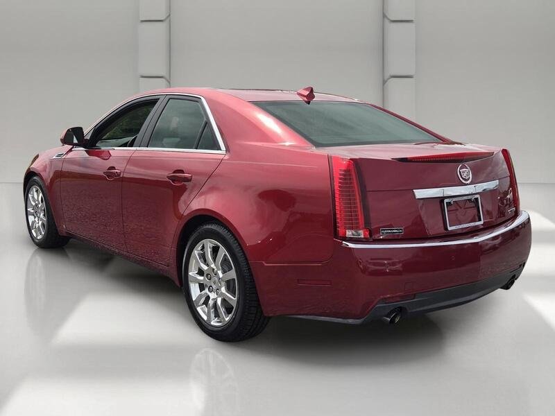Used 2009 Crystal Red Tint CADILLAC 4DR SDN RWD W/1SA image 3