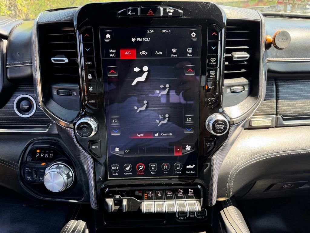 Used 2021 Diamond Black Crystal Pearlcoat Ram Limited image 24
