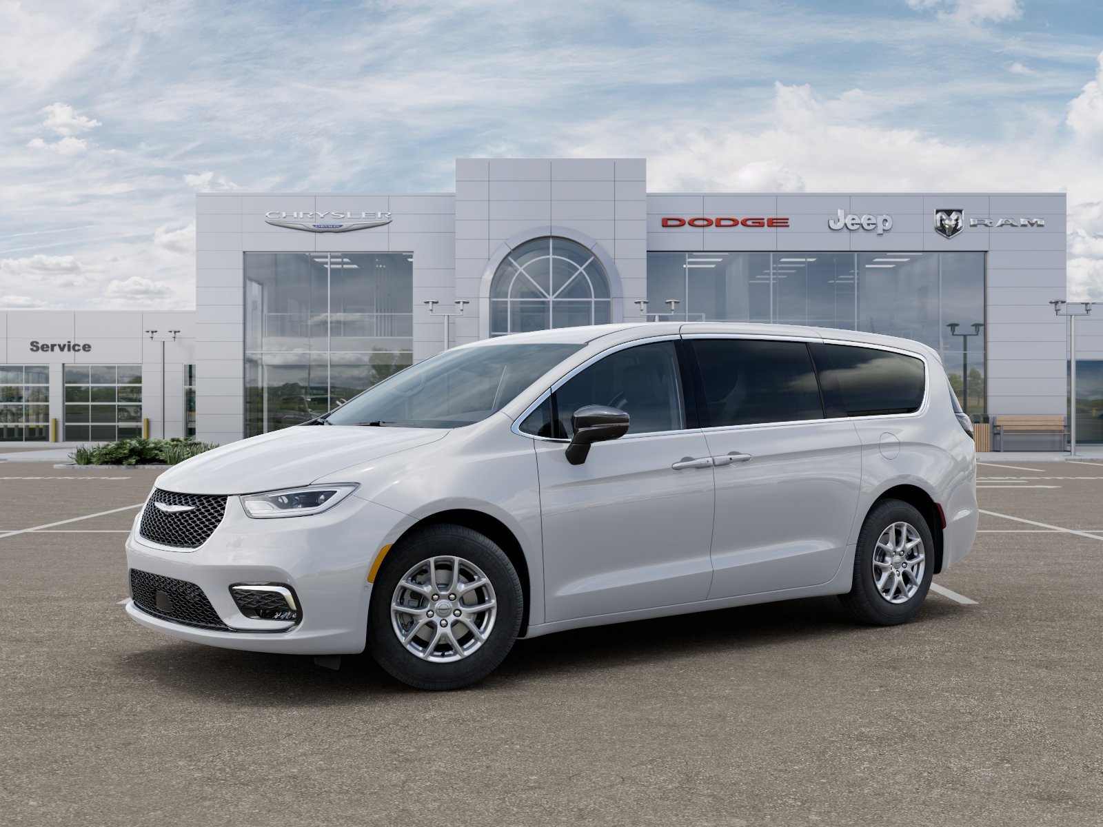 New 2026 Bright White Clear-Coat Exterior Paint Chrysler Select image 2