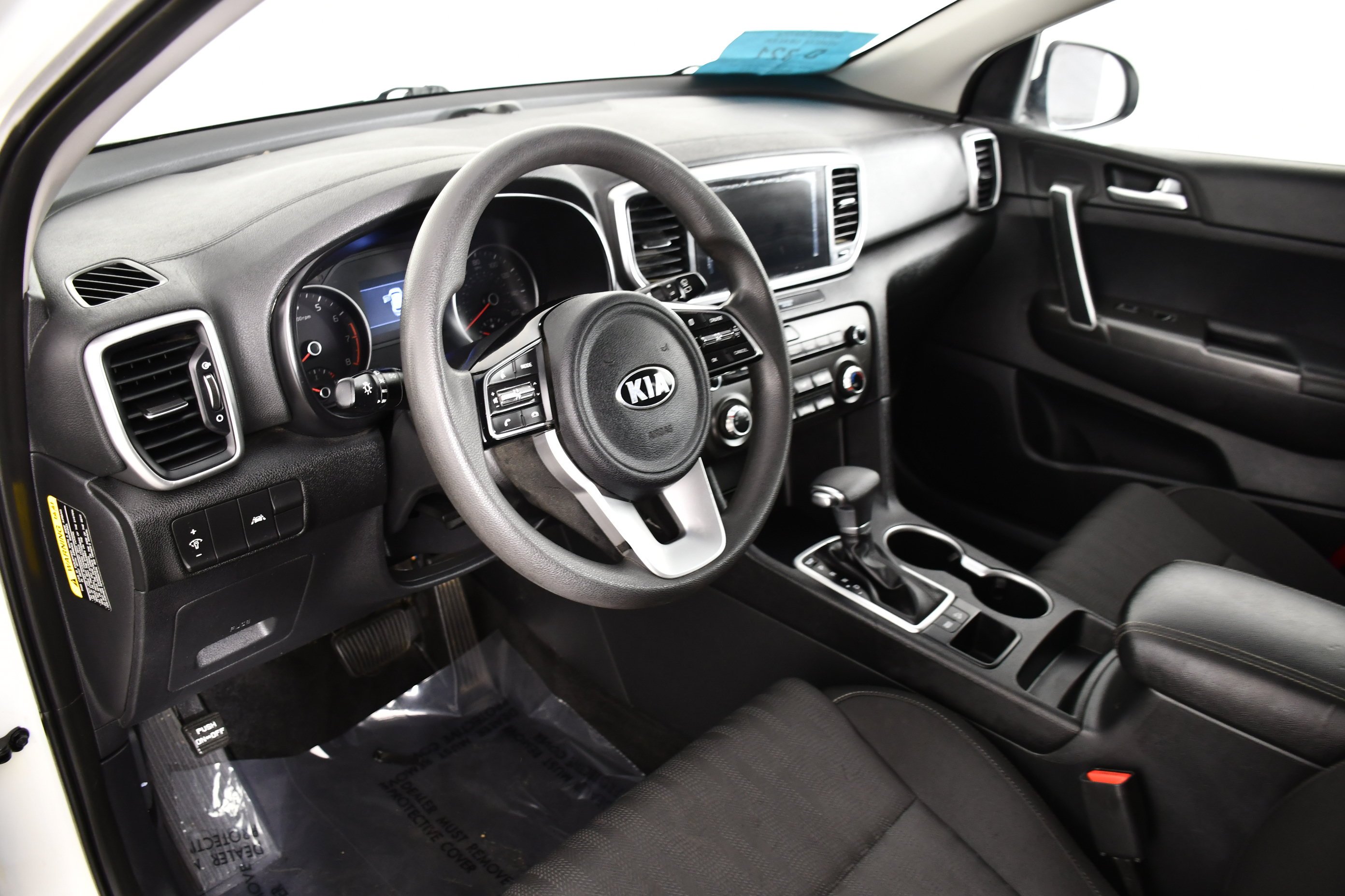 Used 2021 Clear White Kia LX image 35