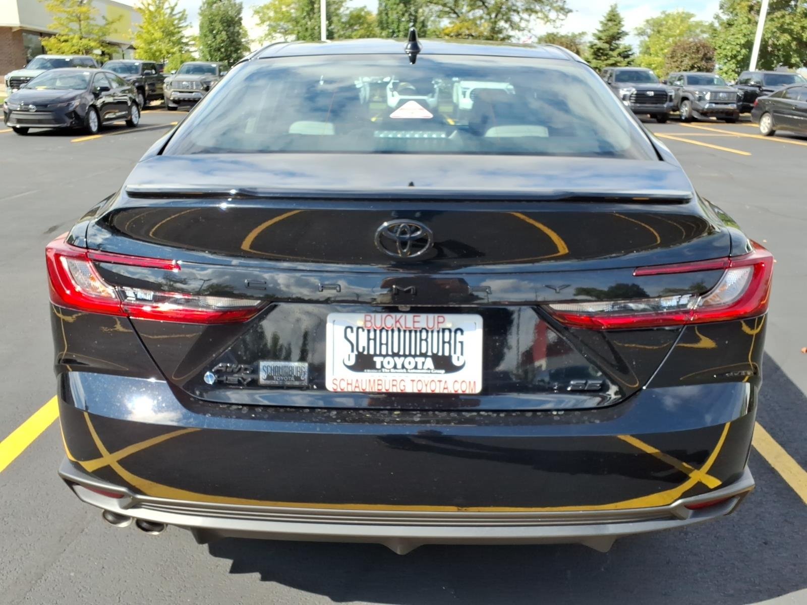 New 2026 Midnight Black Metallic Toyota  SE AWD image 6