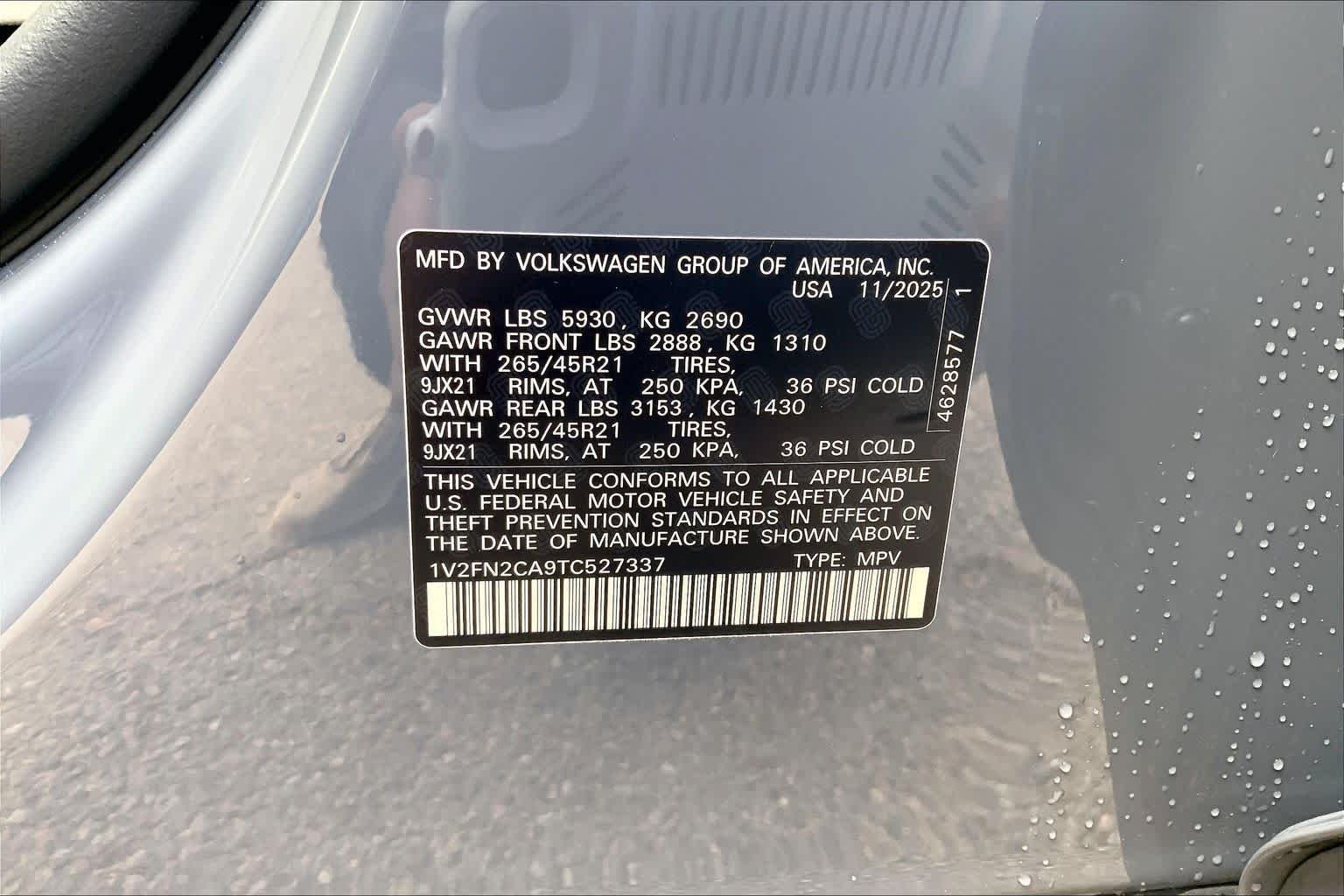 New 2026 Pure Gray Volkswagen 2.0T SEL Premium R-Line image 21