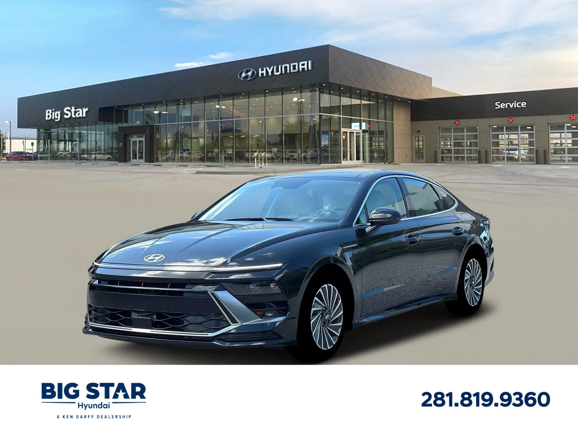 New 2026 Abyss Black Hyundai SEL image 1