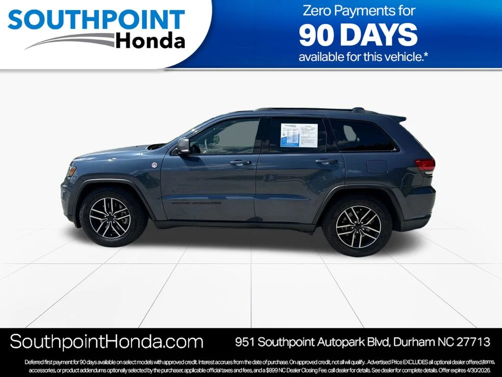 Used 2021 Slate Blue Jeep Trailhawk image 4