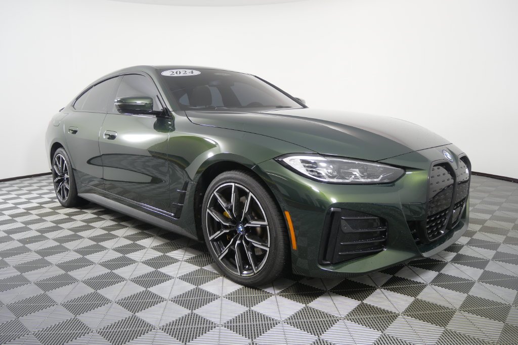 Certified Used 2024 Green Metallic BMW eDrive40 image 2