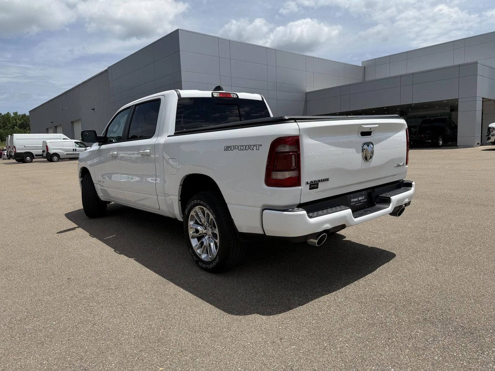 Used 2023 Bright White Clearcoat Ram Laramie image 4
