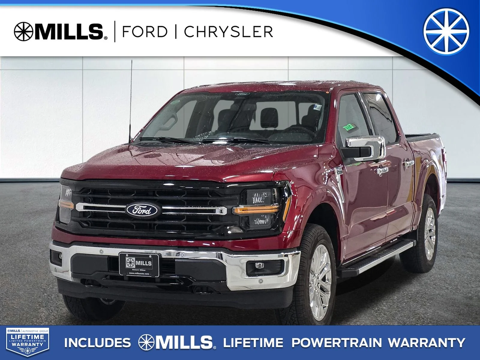 New 2026 Ruby Red Metallic Tinted Clearcoat Ford XLT image 1