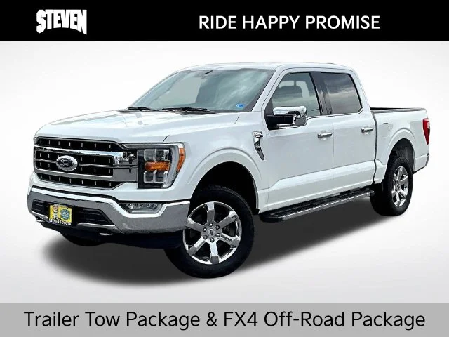 Used 2021 White Ford Lariat image 3