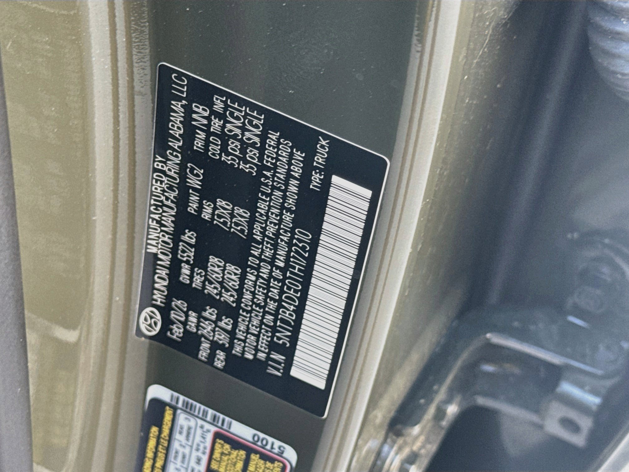 Certified Used 2026 Rockwood Green Hyundai SEL image 34