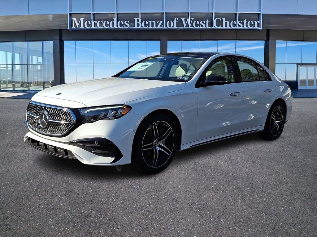 New 2026 Polar White Mercedes-Benz E 350 image 3