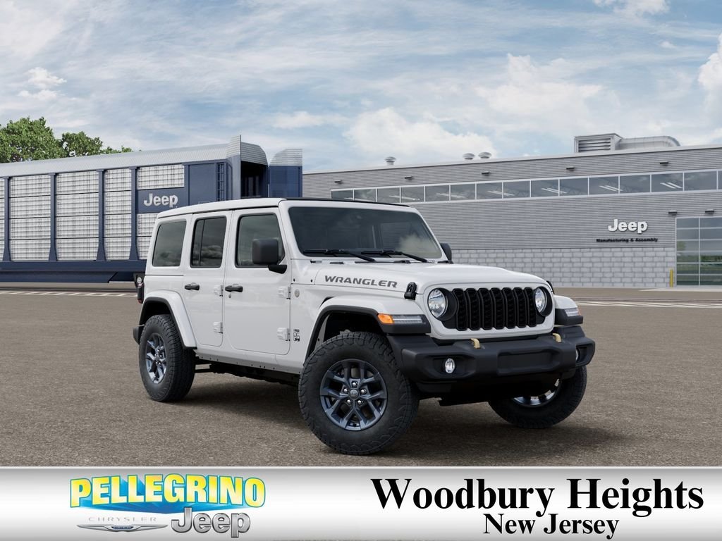 New 2026 Bright White Clear-Coat Exterior Paint Jeep 85th Anniversary Edition image 5