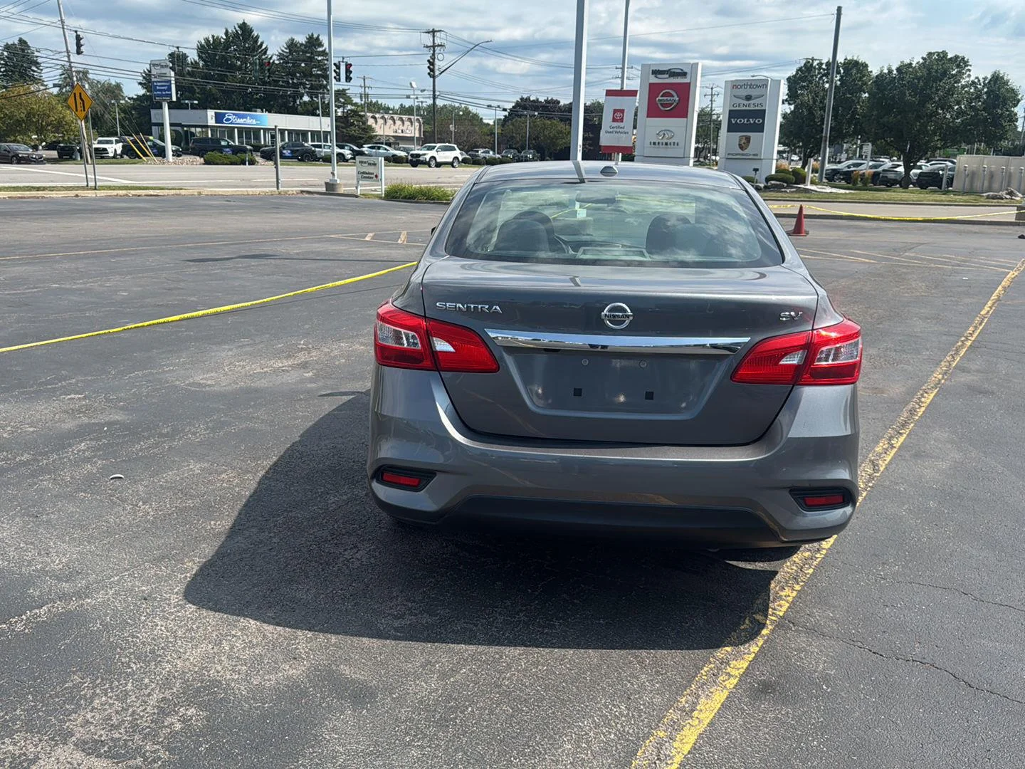 Used 2019 Gun Metallic Nissan SV image 5