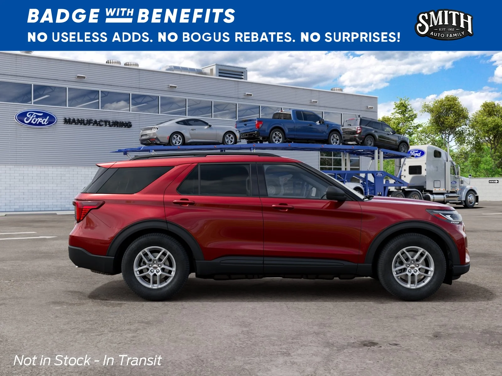 New 2027 Ruby Red Metallic Tinted Clearcoat Ford Active image 6