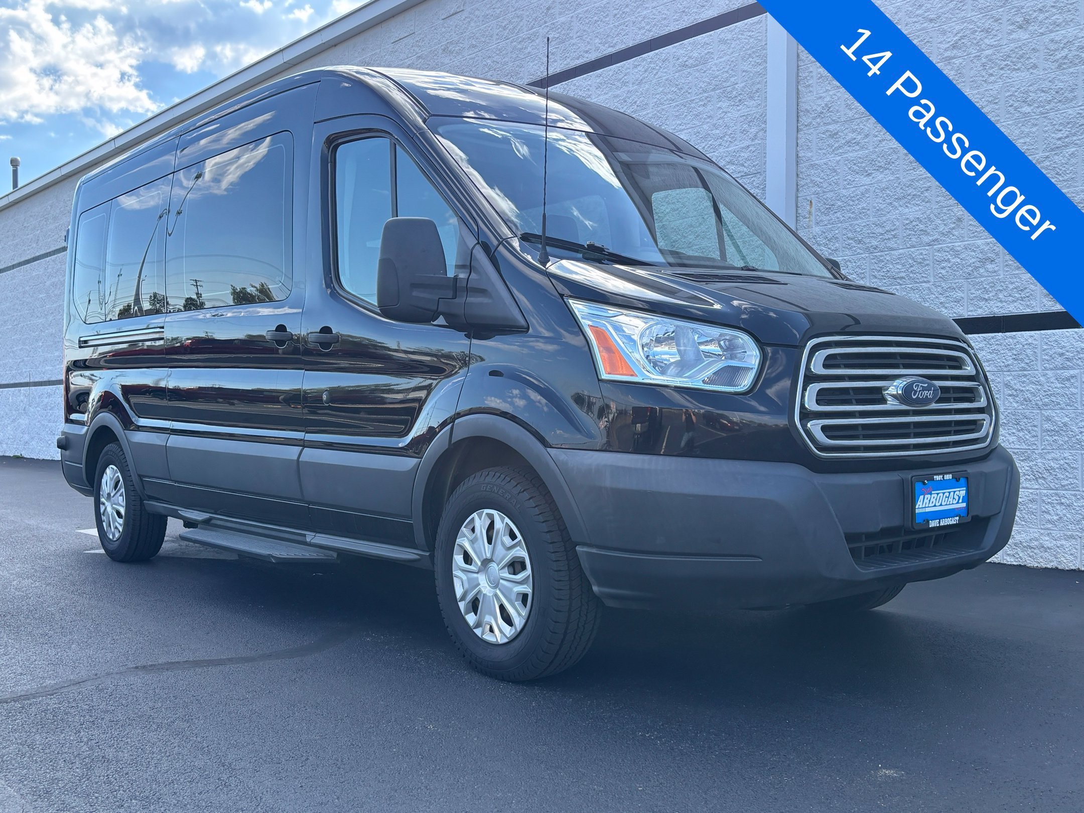 Used 2018 Shadow Black Ford Transit 350 image 1