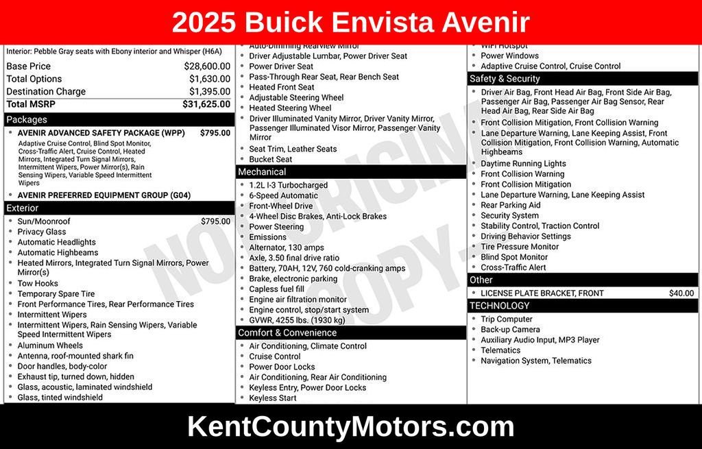 2025 Buick Envista Avenir