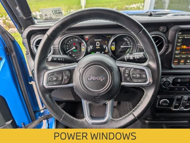 Used 2022 Blue Jeep Unlimited Sahara 4xe image 13