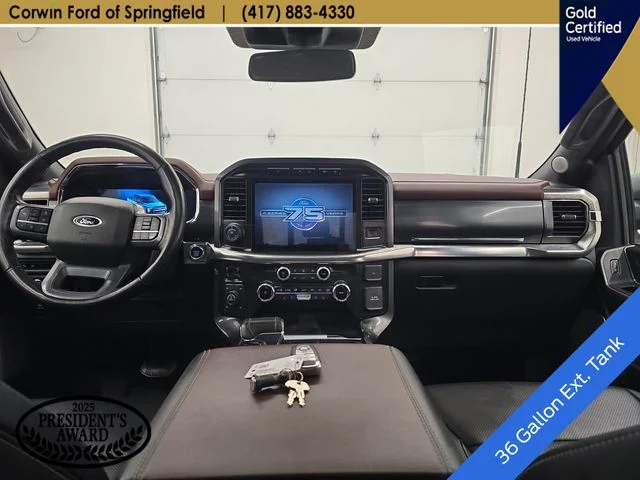 Certified Used 2023 Iconic Silver Metallic Ford Lariat image 16