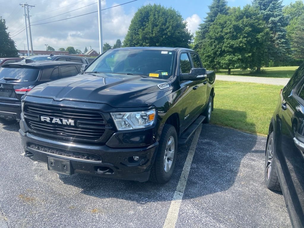Used 2021 Diamond Black Crystal Pearlcoat Ram Big Horn/Lone Star image 3
