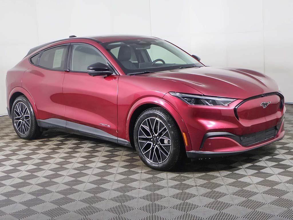 Used 2025 Ford Mustang Mach-E Premium AWD with VIN 3FMTK3SU3SMA19405 for sale in Akron, OH