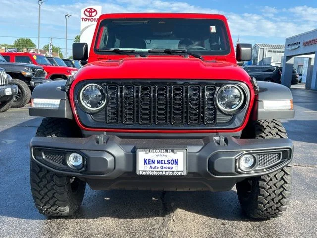 New 2026 Firecracker Red Clear-Coat Exterior Paint Jeep Willys image 2