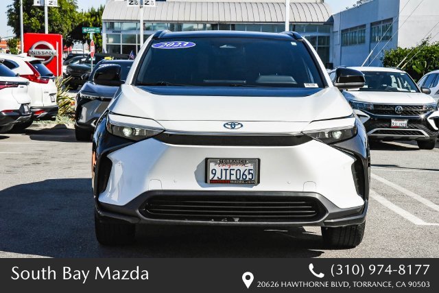 Used 2023 Toyota bZ4X XLE with VIN JTMABACA2PA021980 for sale in Torrance, CA