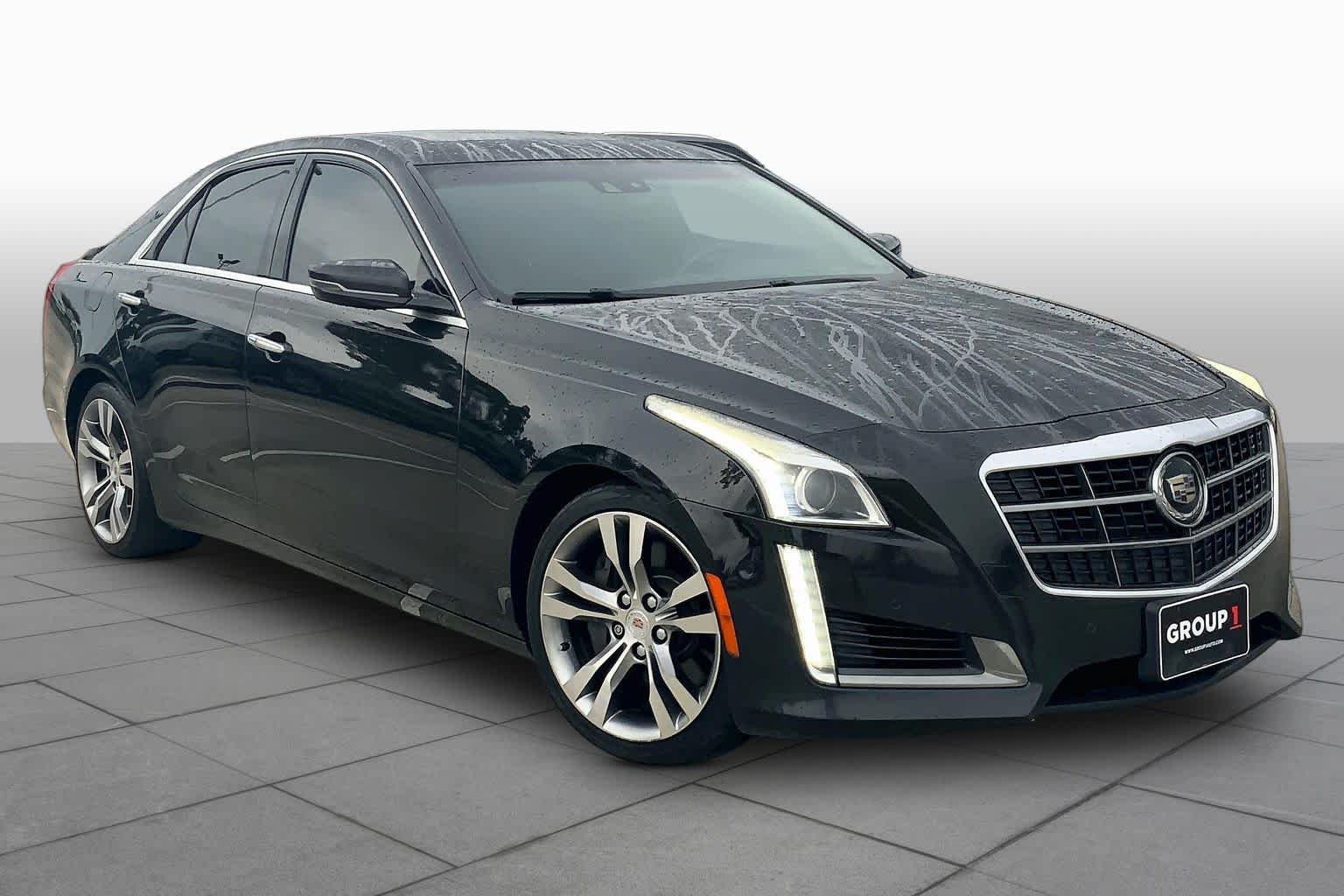 Used 2014 Black Diamond Tricoat Cadillac Vsport Premium RWD image 3