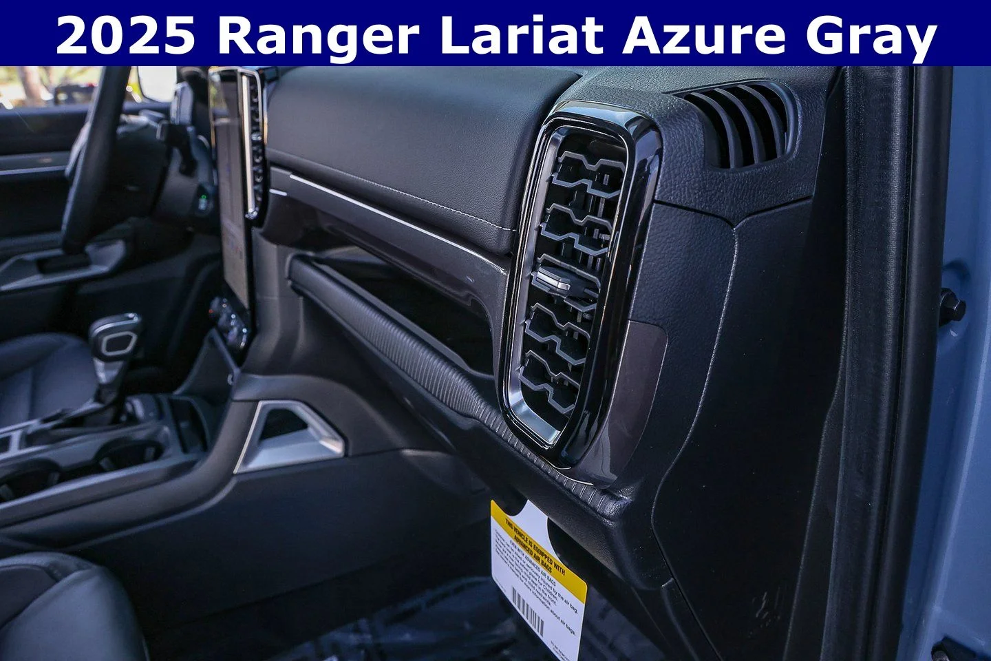 New 2025 Azure Gray Metallic Tri-coat Ford LARIAT® image 38