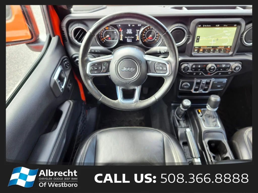 Used 2020 Orange Jeep Unlimited Sahara image 13