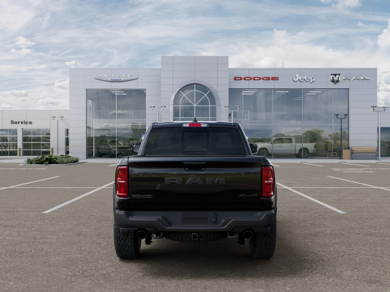 New 2026 Diamond Black Crystal Pearl-Coat Exterior Paint RAM RHO image 22