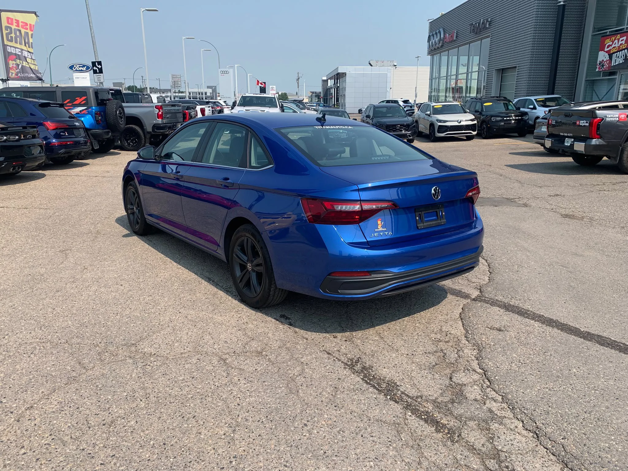 Certified Used 2023 Rising Blue Metallic Volkswagen Comfortline*Htd Leather | Htd Wheel | Adaptive Cruise | Remote Start | Lane Keep Assist | CarPlay image 11