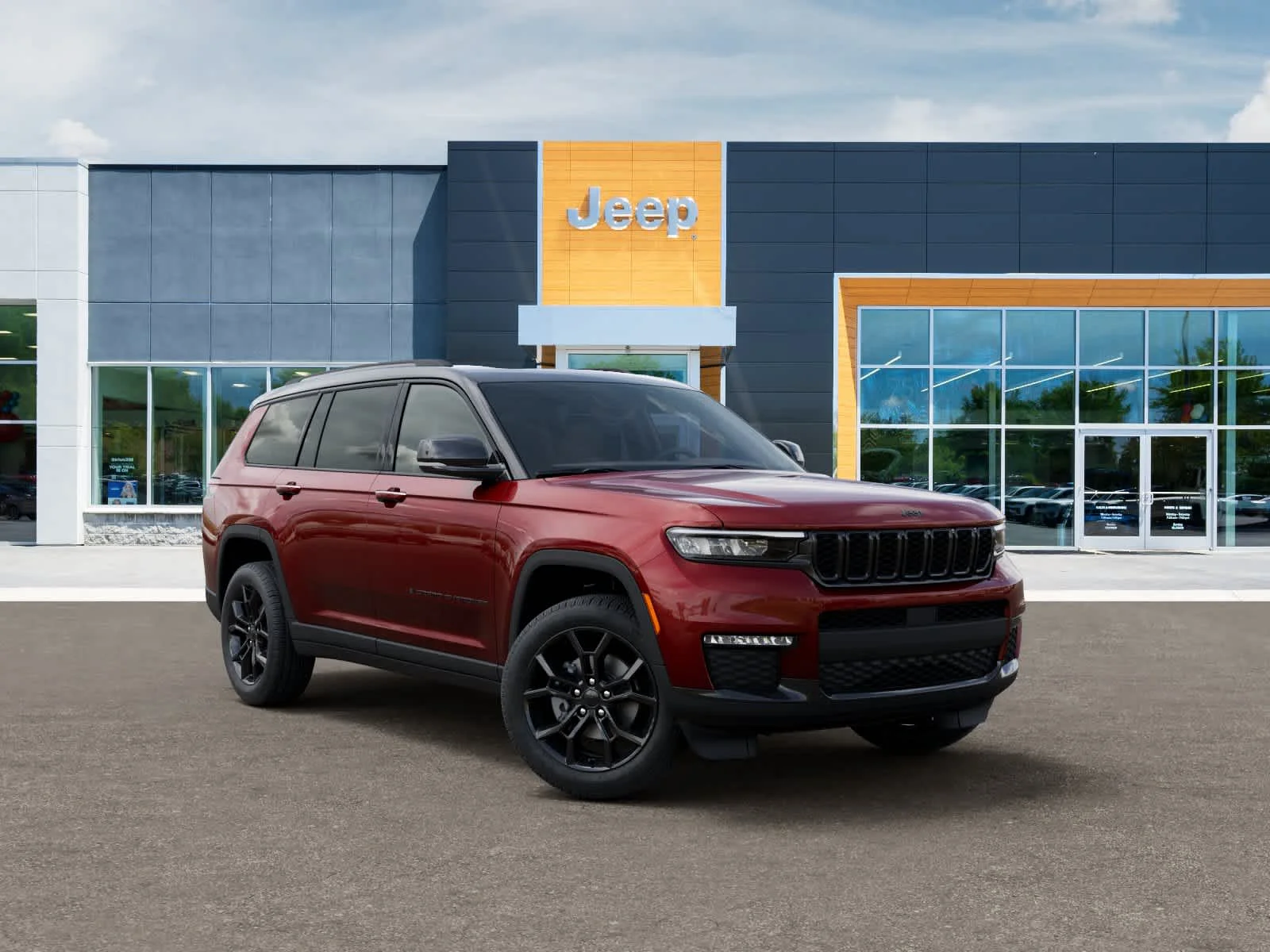 New 2025 Velvet Red Pearl-Coat Exterior Paint Jeep Limited image 5