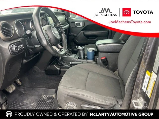 Used 2018 Gray Jeep Unlimited Sport image 1