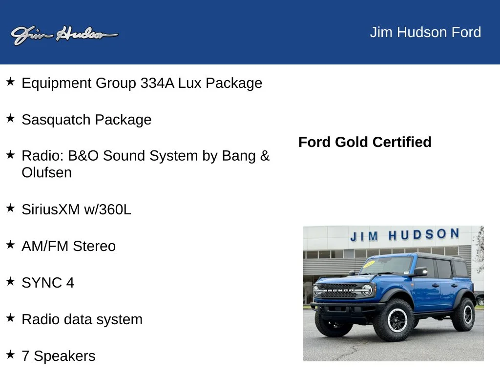 Used 2025 Blue Ford Badlands image 12