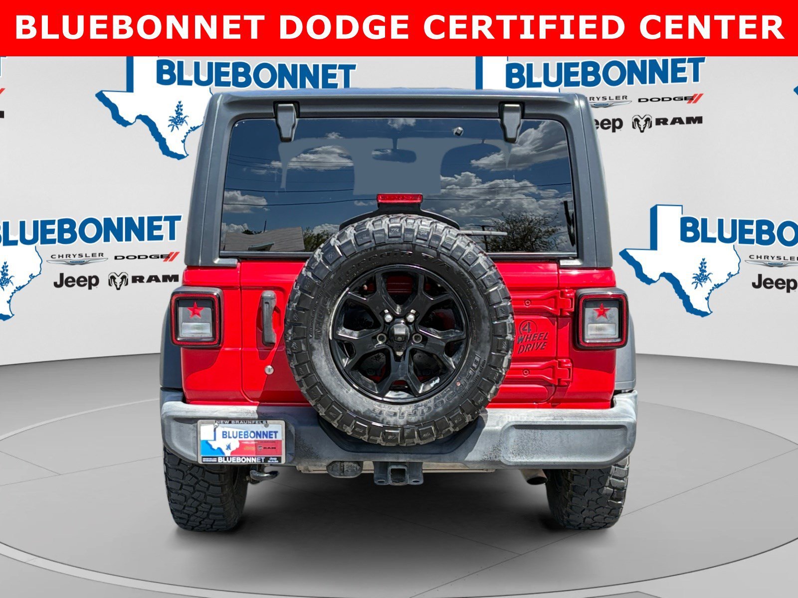 Used 2021 Firecracker Red Clearcoat Jeep Willys Sport image 6