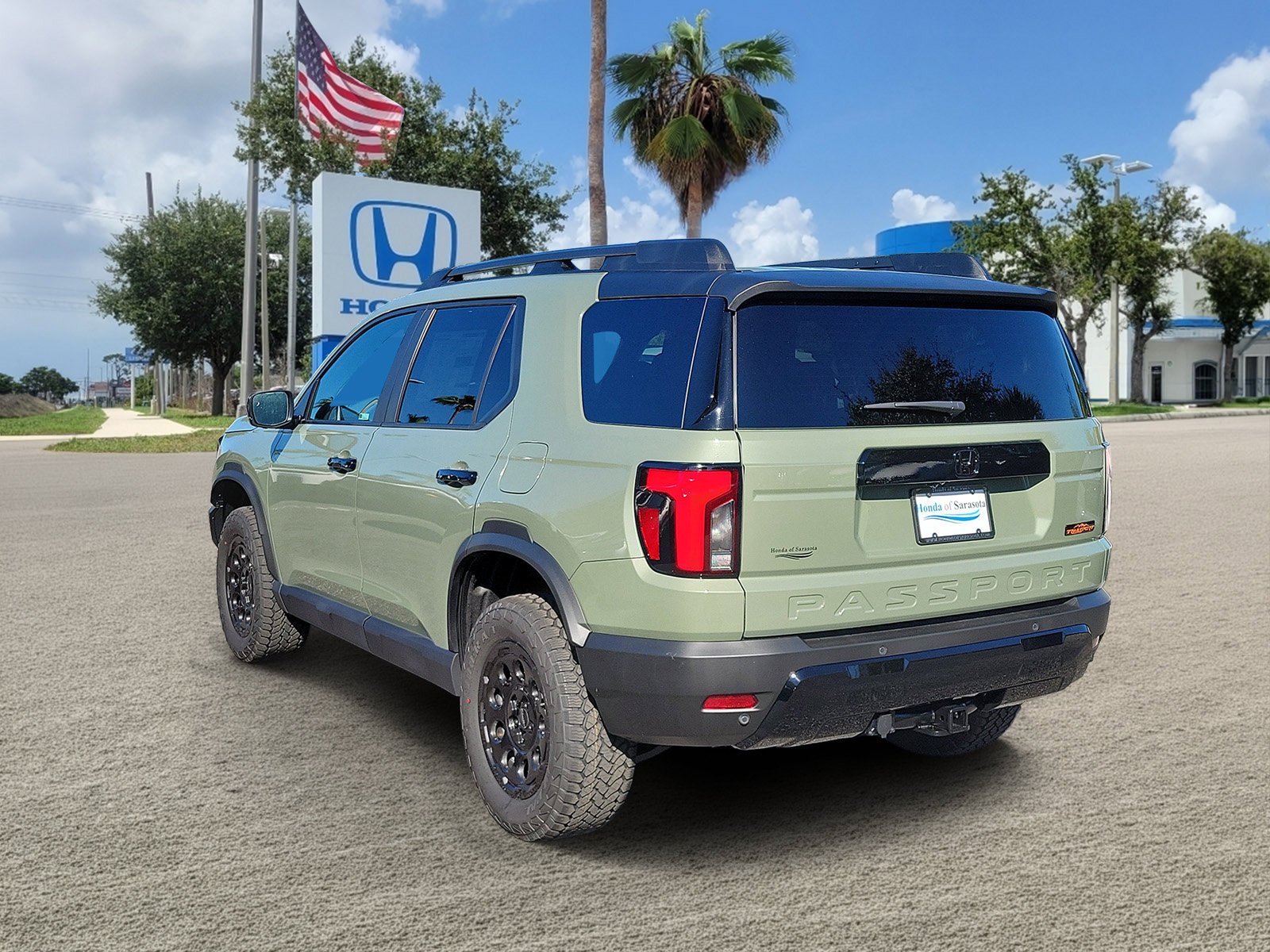 New 2027 Ash Green Metallic Honda TrailSport Blackout image 5
