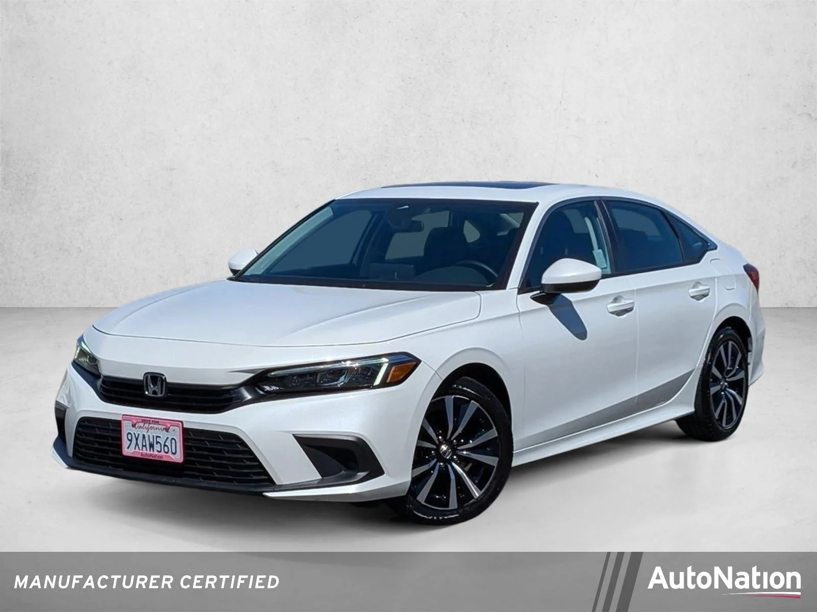 Used 2023 Platinum White Pearl Honda EX image 1