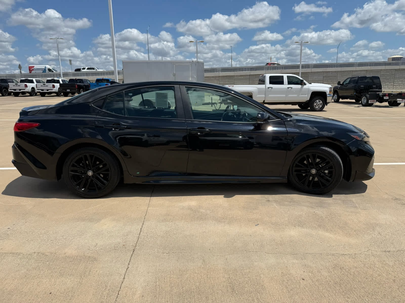 Used 2025 Midnight Black Metallic Toyota XSE image 5