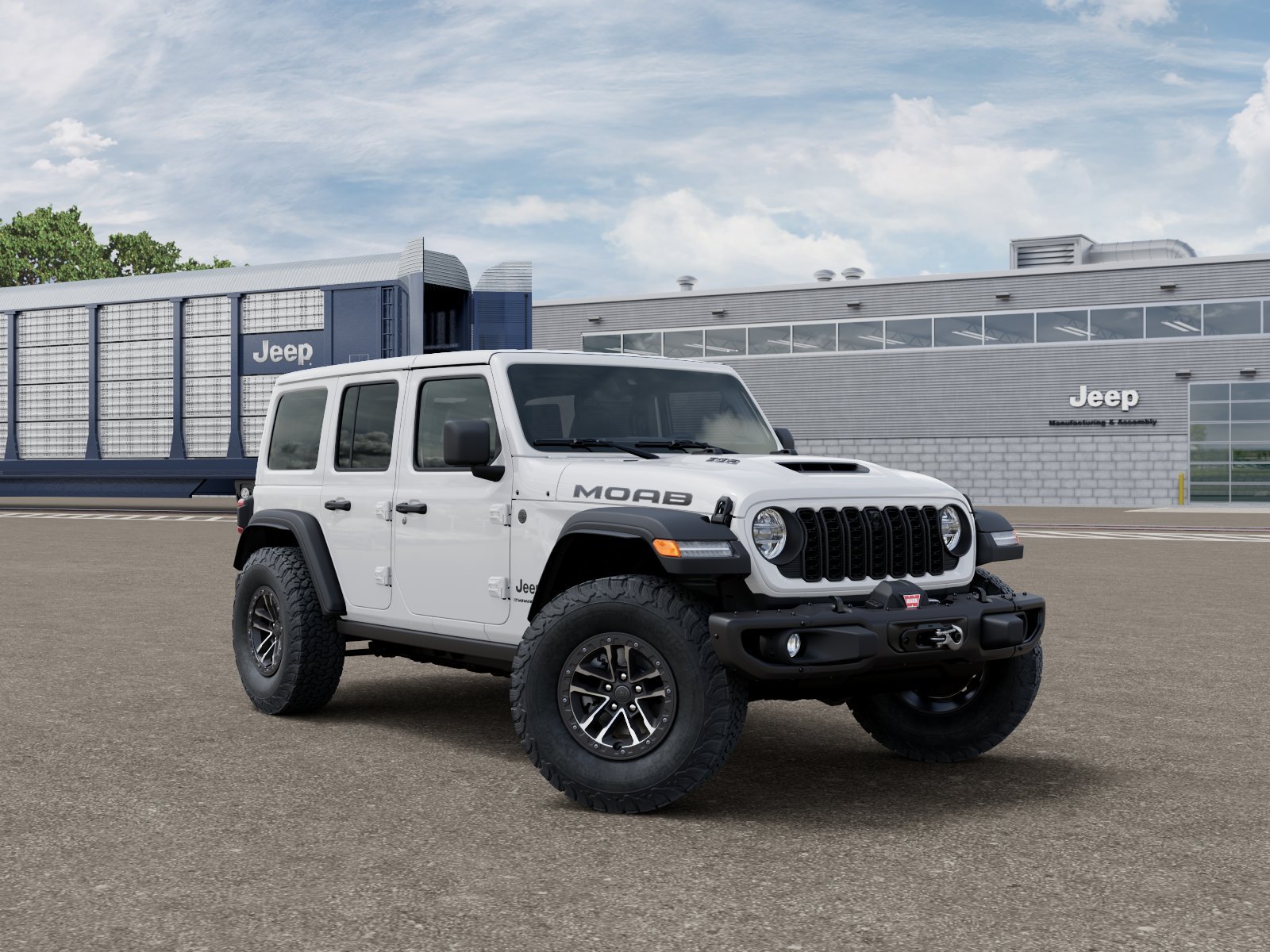 New 2027 Bright White Clearcoat Jeep Moab 392 image 3