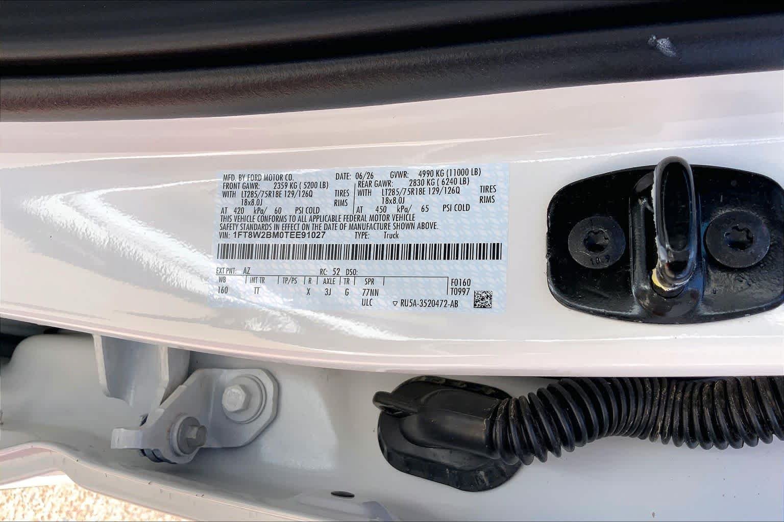 New 2026 Star White Metallic Tri-Coat Ford F-250® Platinum® image 21