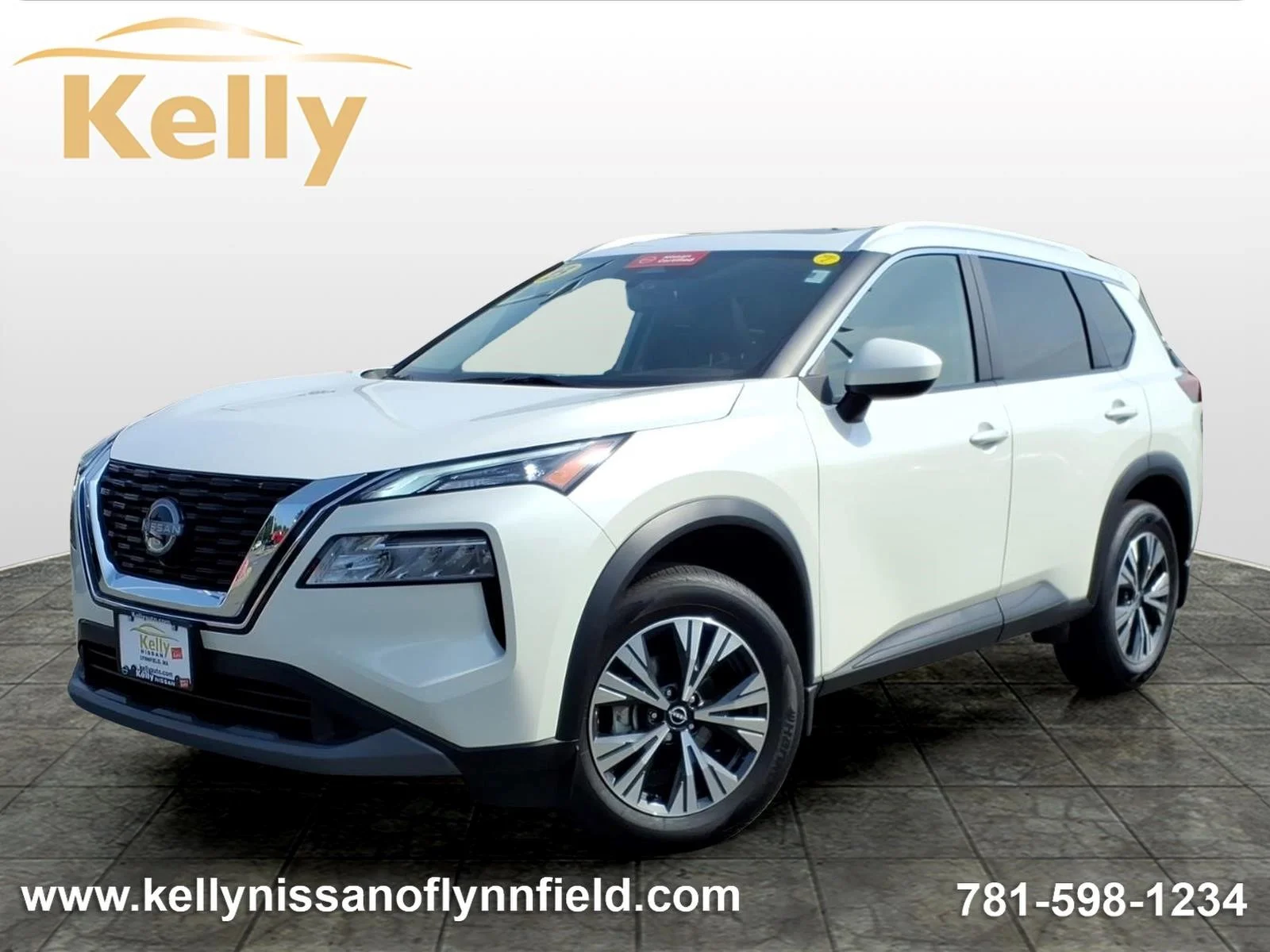 Certified Used 2023 Pearl White Tricoat Nissan SV image 1