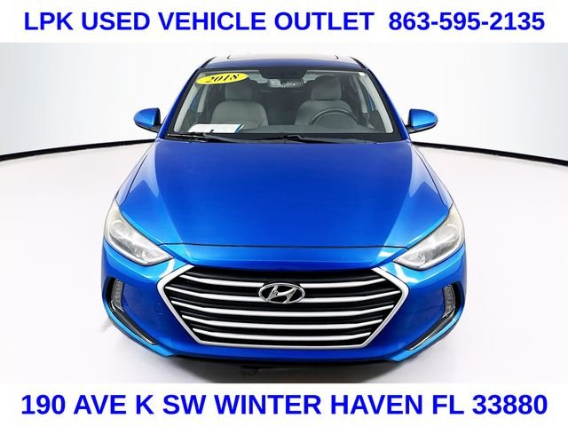 Used 2018 Hyundai Elantra Value Edition with VIN KMHD84LF6JU701102 for sale in Winter Haven, FL