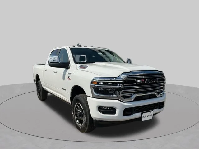 New 2026 Bright White Clear-Coat Exterior Paint RAM Laramie image 7