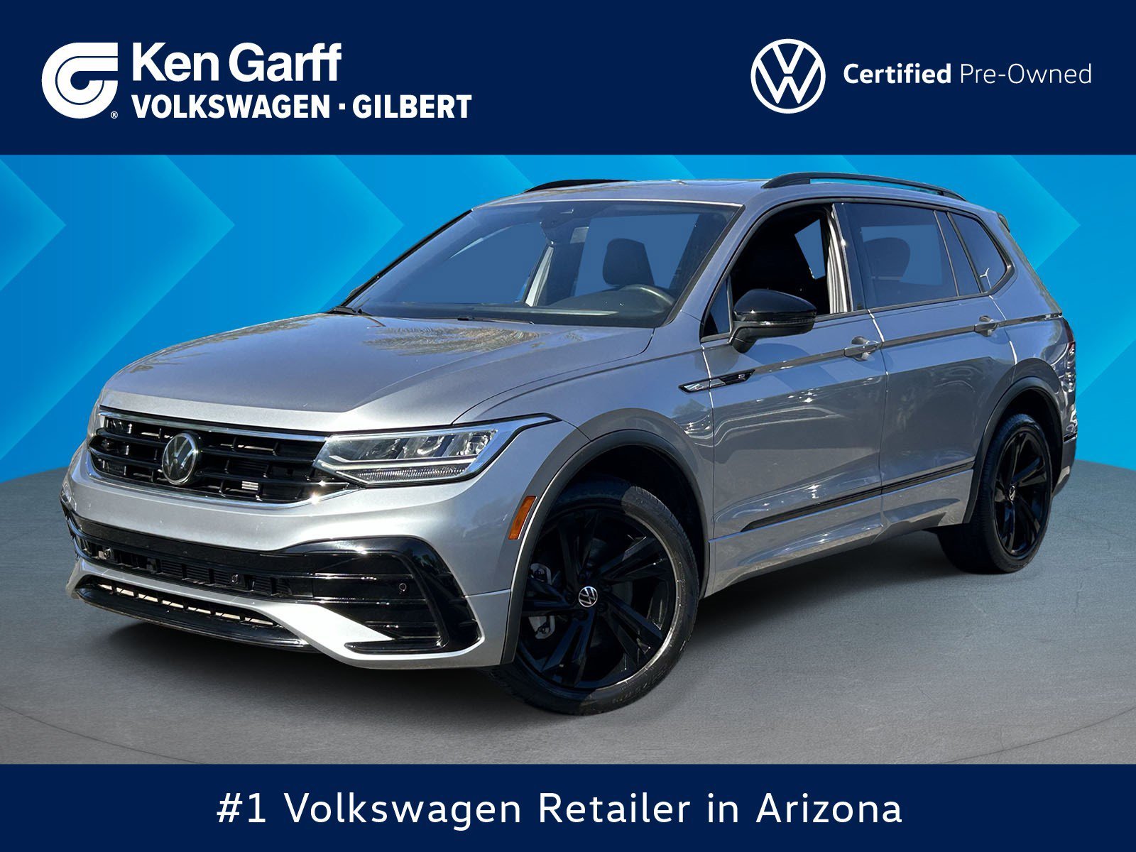 Certified Used 2024 Silver Metallic Volkswagen SE R-Line Black image 1