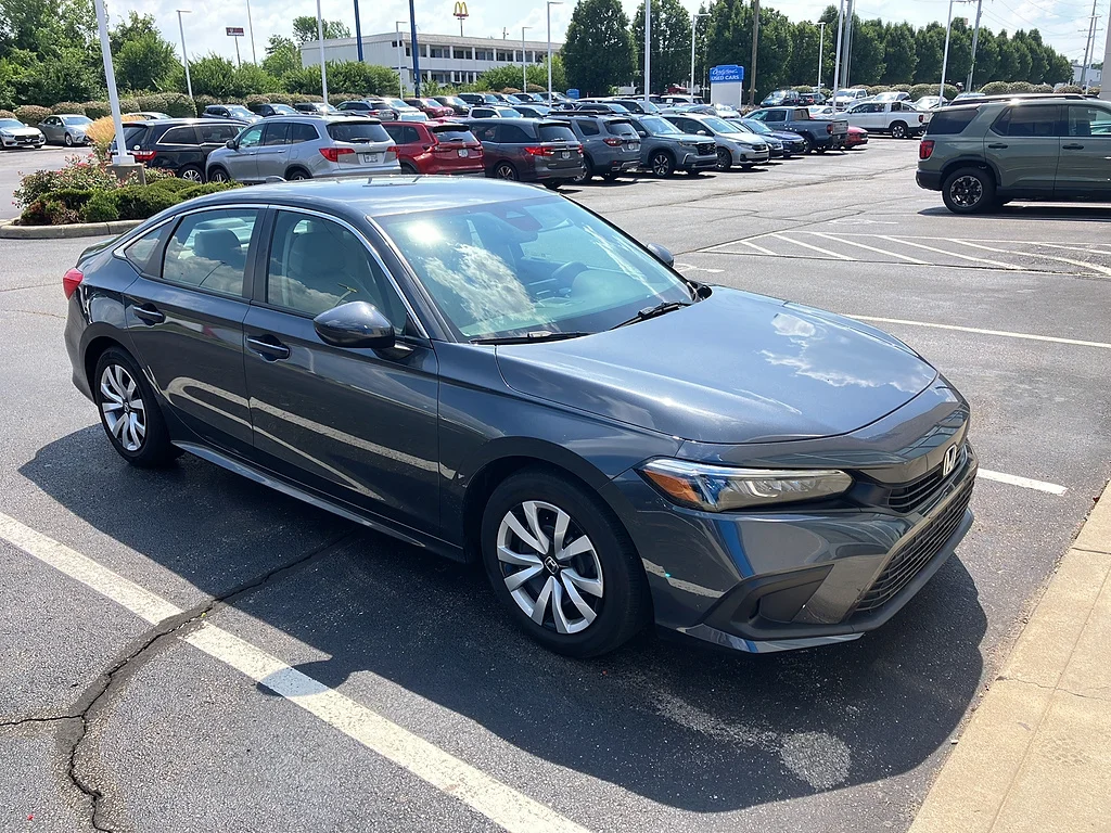 Used 2023 Meteorite Gray Metallic Honda LX image 1